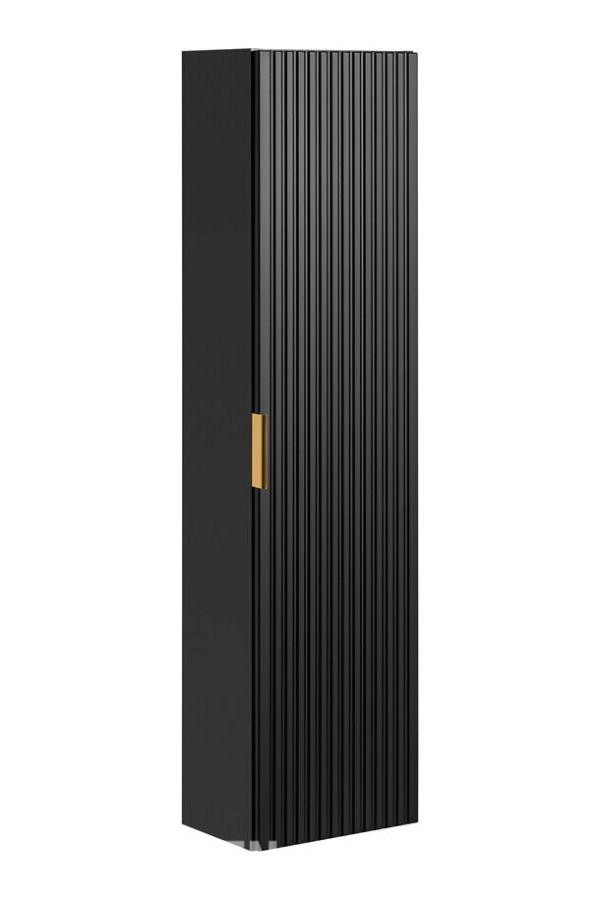 Komplett baderomspakke ADEL BLACK 120 cm – dobbelservant, Geberit, vegghengt toalett og Hansgrohe  